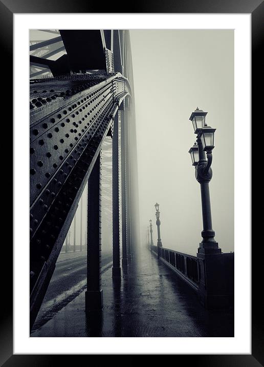  The Mist on the Tyne Framed Mounted Print by Toon Photography