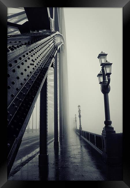  The Mist on the Tyne Framed Print by Toon Photography