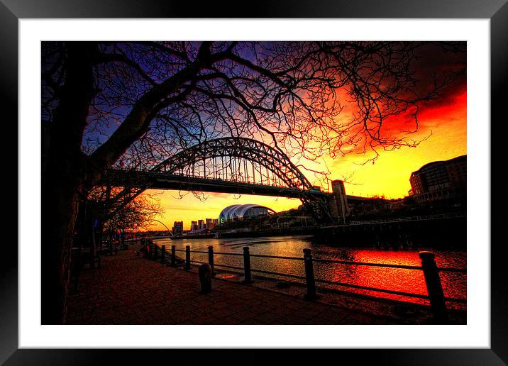  City Sunrise Framed Mounted Print by Toon Photography