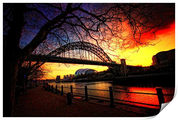  City Sunrise Print by Toon Photography