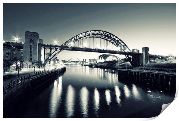  Before the Sunrise, The Tyne Print by Toon Photography