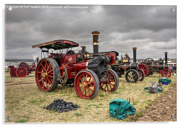  Dorset Engines  Acrylic by Rob Hawkins