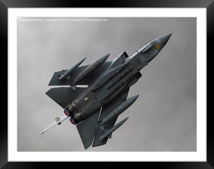  Tornado ZA453 Framed Mounted Print by Keith Campbell