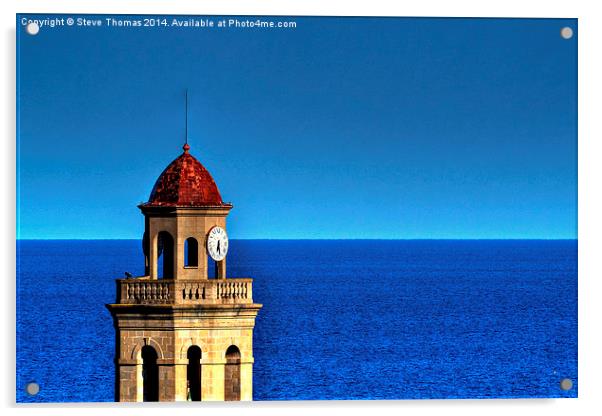  The deep blue sea Acrylic by Steve Thomas