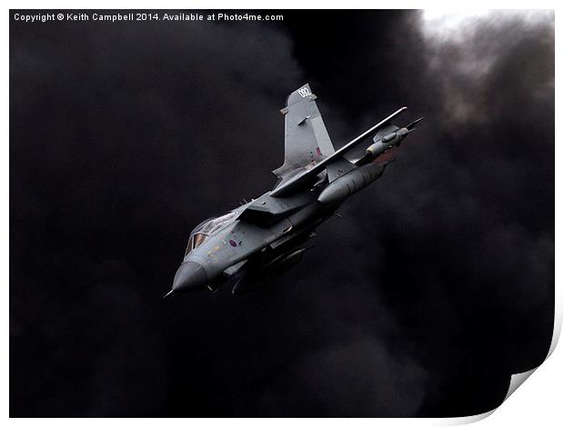  Tornado - "In Hot" Print by Keith Campbell
