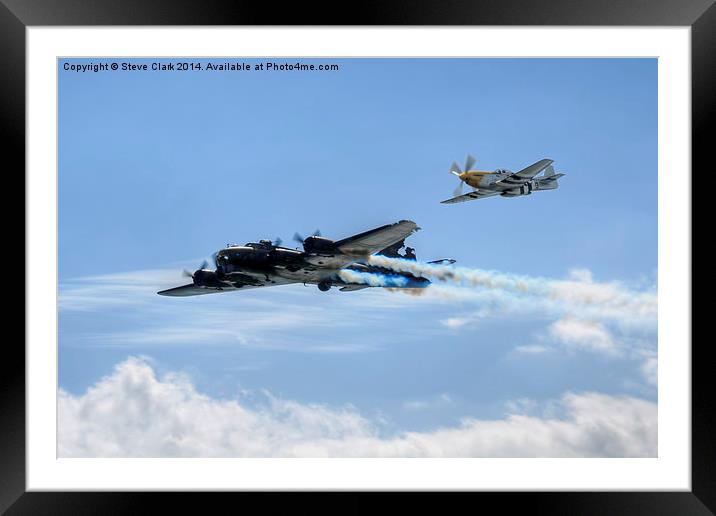On a Wing and a Prayer  Framed Mounted Print by Steve H Clark