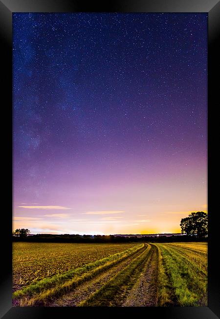  The Milky Way rising  Framed Print by Gregory Culley