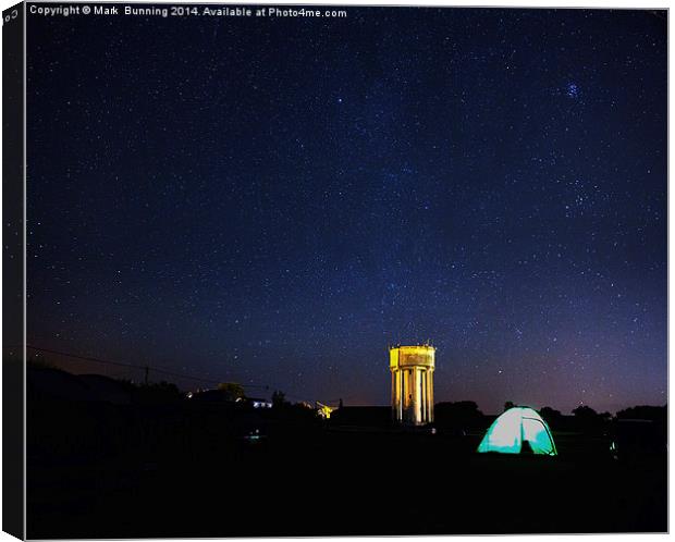 Sleeping under the stars Canvas Print by Mark Bunning