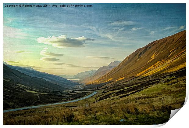  Highland Glen Print by Robert Murray