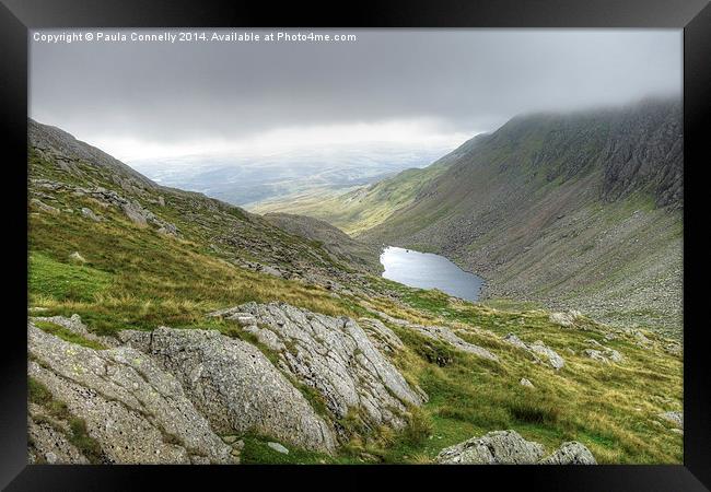  Goat's Water Tarn, Coniston Old Man Framed Print by Paula Connelly