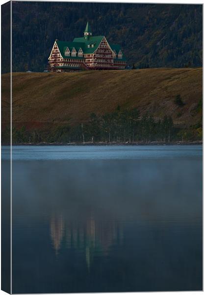 Waterton Lakes Sunrise Canvas Print by Thomas Schaeffer