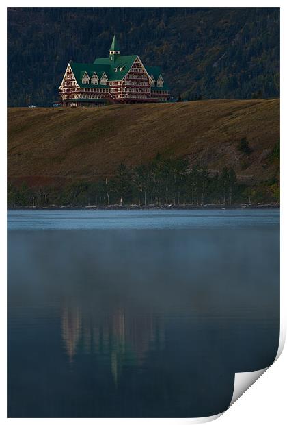 Waterton Lakes Sunrise Print by Thomas Schaeffer