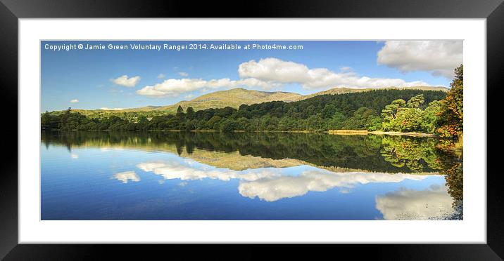  Coniston Water Framed Mounted Print by Jamie Green