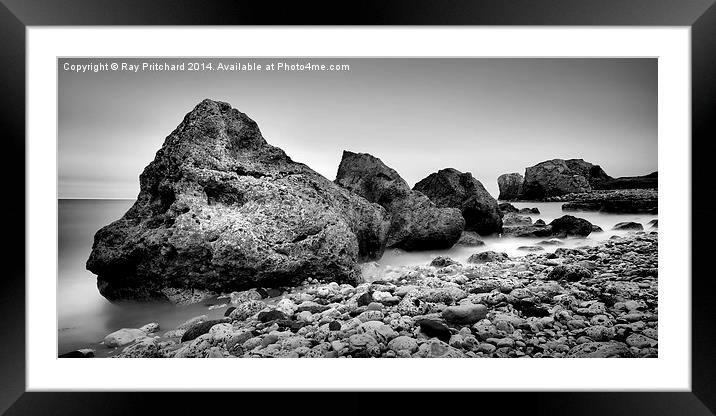  Trow Rocks Framed Mounted Print by Ray Pritchard