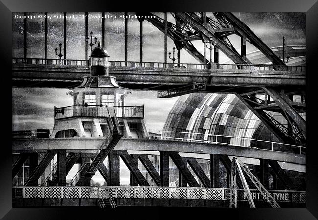  Tyne Bridges Framed Print by Ray Pritchard