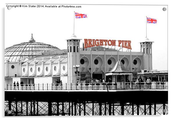  Brighton Pier Acrylic by Kim Slater