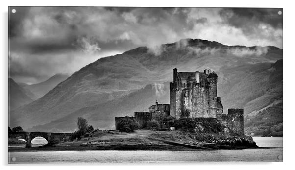  Eilean Donan Castle Acrylic by Mike Sherman Photog