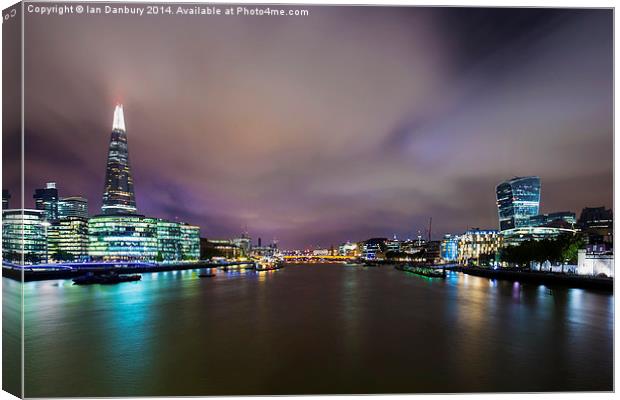  Old Father Thames Canvas Print by Ian Danbury