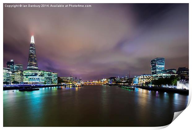  Old Father Thames Print by Ian Danbury
