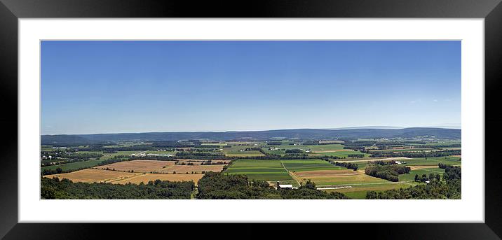 View From The Mountain Top Framed Mounted Print by Tom and Dawn Gari