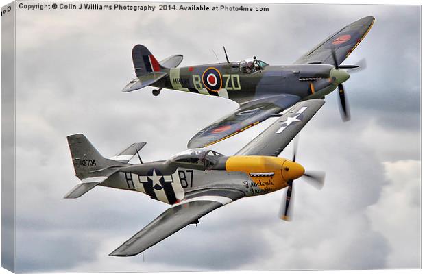  A Close Pass - Dunsfold 2014 Canvas Print by Colin Williams Photography