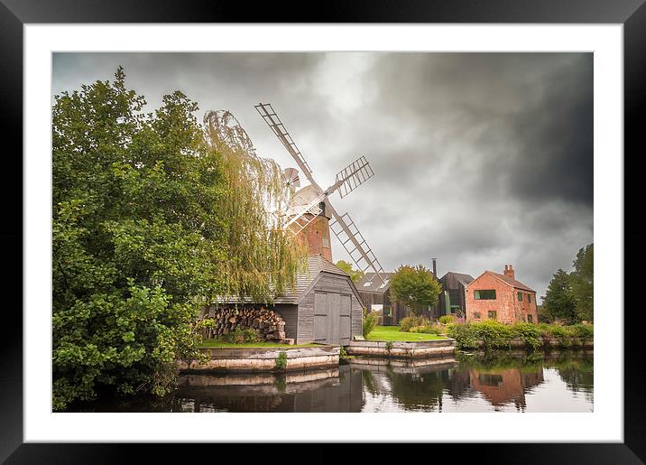 Hunsett Mill on the River Ant Framed Mounted Print by Stephen Mole