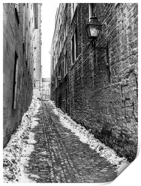  Old Montreal Street Print by Bob Small