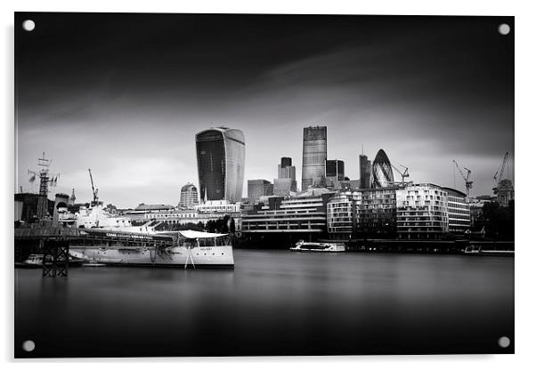  London Skyline / Cityscape Acrylic by Ian Hufton