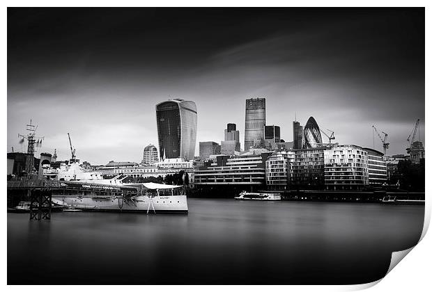  London Skyline / Cityscape Print by Ian Hufton