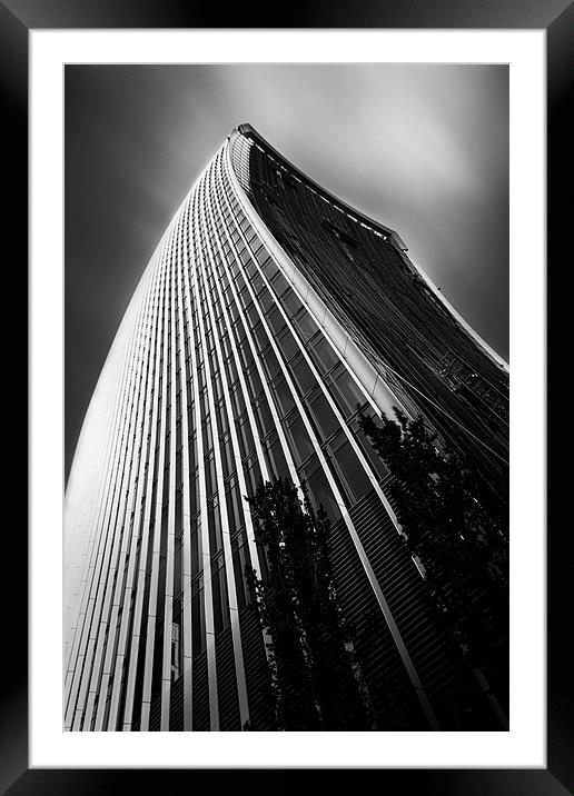  London Walkie Talkie Skyscraper Framed Mounted Print by Ian Hufton