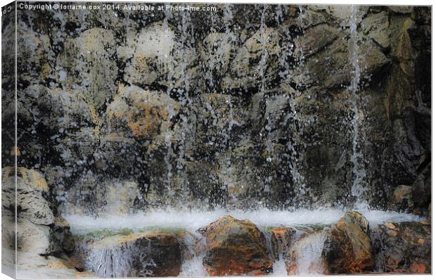 Waterfall Canvas Print by lorraine cox