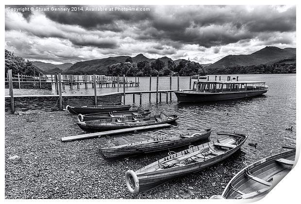  Keswick Landings Print by Stuart Gennery