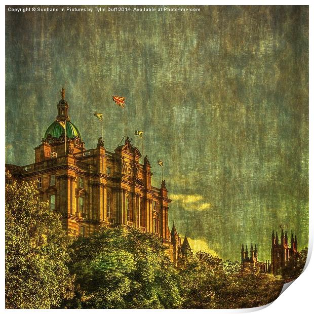 Museum on Mound Edinburgh 2 Print by Tylie Duff Photo Art