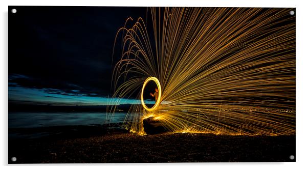  Tay Fire Wheel Acrylic by Fraser Hetherington