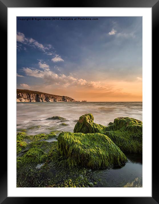 The Needles and Alum Bay Framed Mounted Print by Wight Landscapes