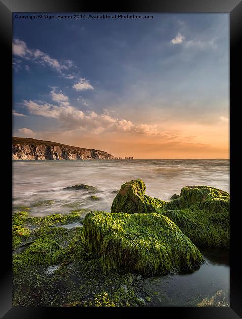 The Needles and Alum Bay Framed Print by Wight Landscapes