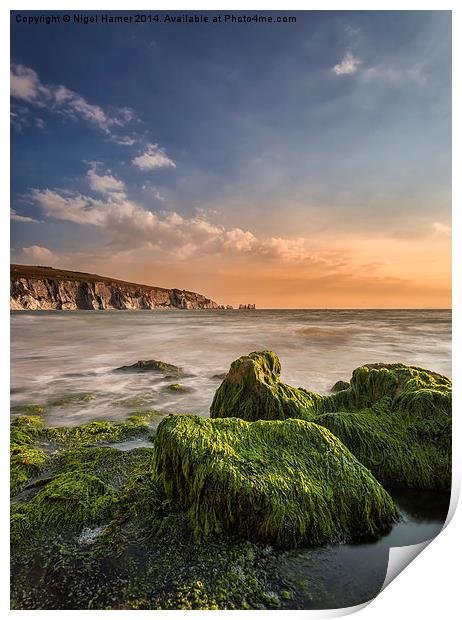 The Needles and Alum Bay Print by Wight Landscapes