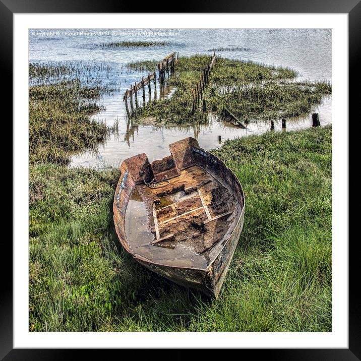  Old boat  Framed Mounted Print by Thanet Photos