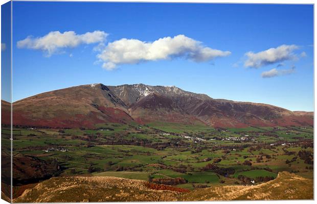  Blencathra from High Rigg Canvas Print by Ian Duffield