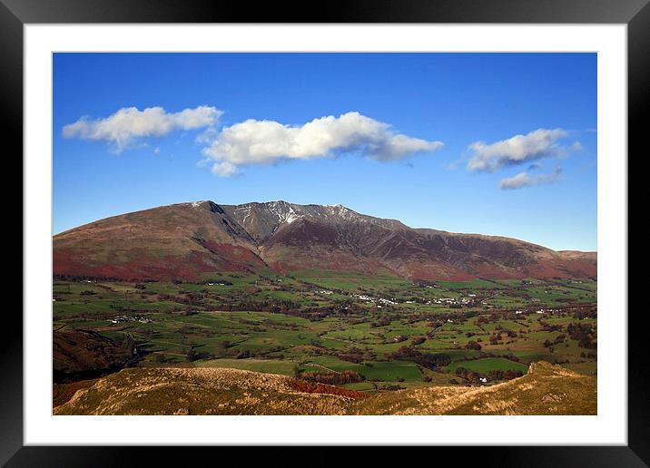  Blencathra from High Rigg Framed Mounted Print by Ian Duffield
