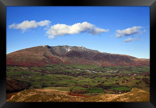  Blencathra from High Rigg Framed Print by Ian Duffield