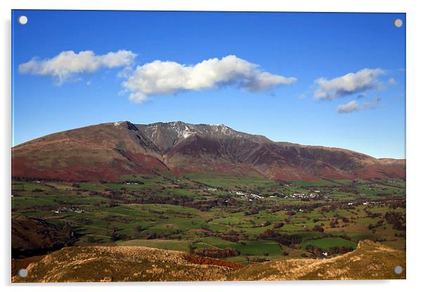  Blencathra from High Rigg Acrylic by Ian Duffield