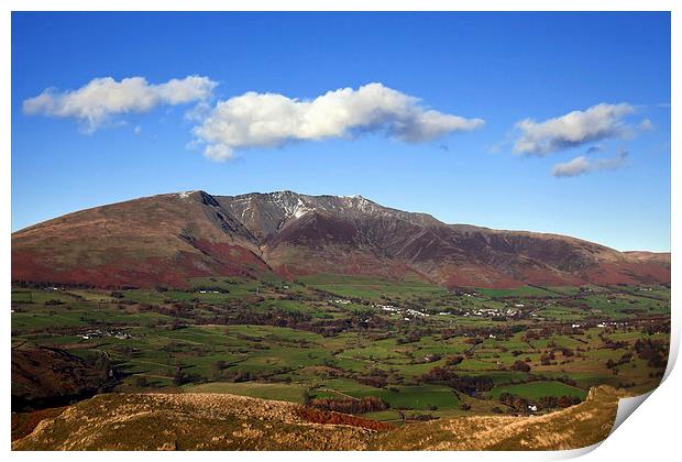  Blencathra from High Rigg Print by Ian Duffield