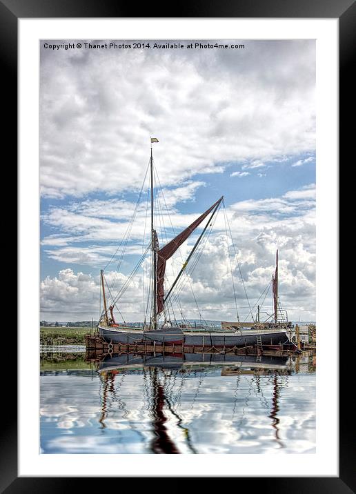  Old boat       Framed Mounted Print by Thanet Photos