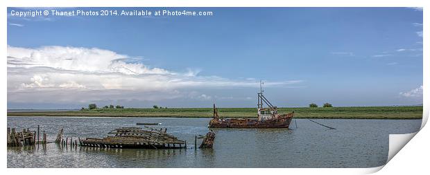  River scene Print by Thanet Photos