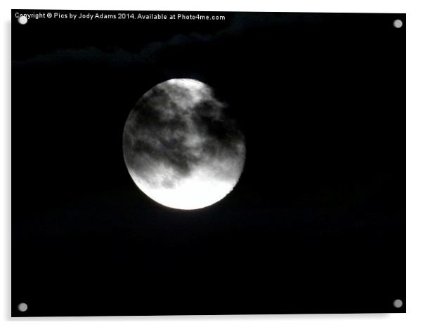 Moon Light Acrylic by Pics by Jody Adams