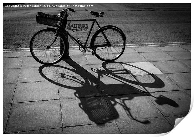  Trade Bike Print by Peter Jordan