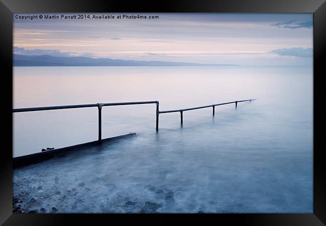  Beach at Dawn Framed Print by Martin Parratt