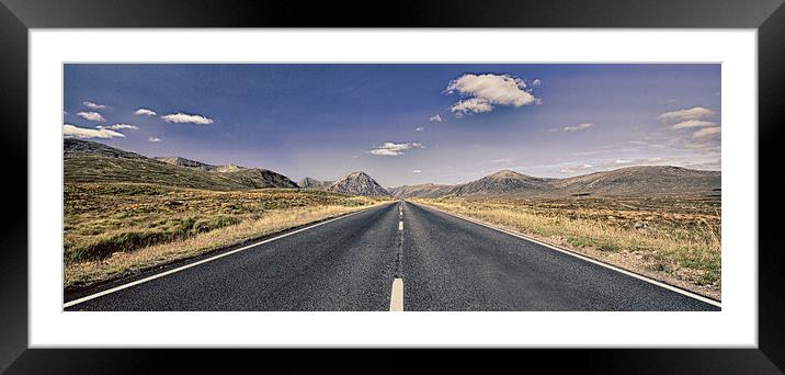  Open Road Framed Mounted Print by Mark Godden
