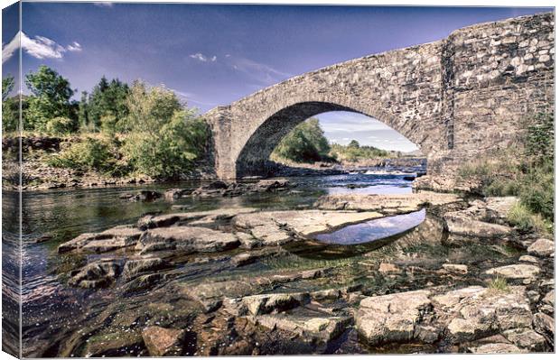  Orchy Reflections Canvas Print by Mark Godden